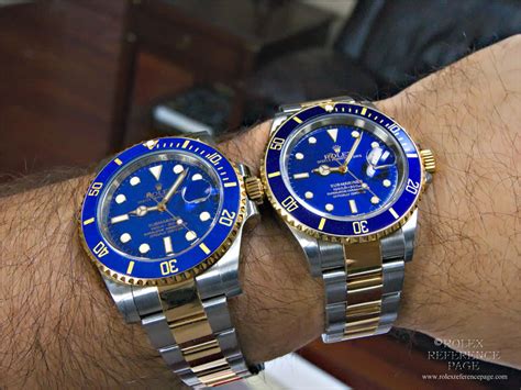 rolex submariner colour on wrist|Rolex 116613 vs 126613.